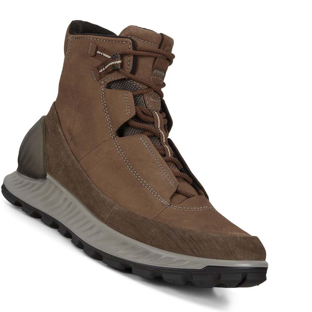 Ecco Exostrike Mid Outdoor Støvler Herre Kaffe Brune | NO 441FDN